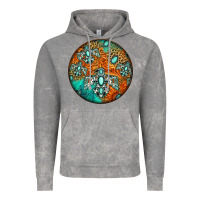 Cloud Rock western pattern circle Vintage Hoodie - Jasminsmagicworld
