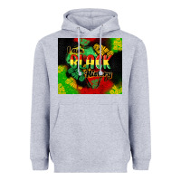 Heather Grey i am black history tumbler cowgirl Heavyweight Hoodie - CowGirlArtShop