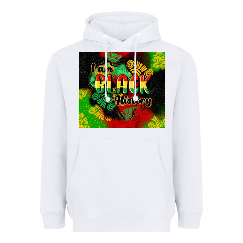 I Am Black History Tumbler Cowgirl Heavyweight Hoodie by CowGirlArtShop | Teevron