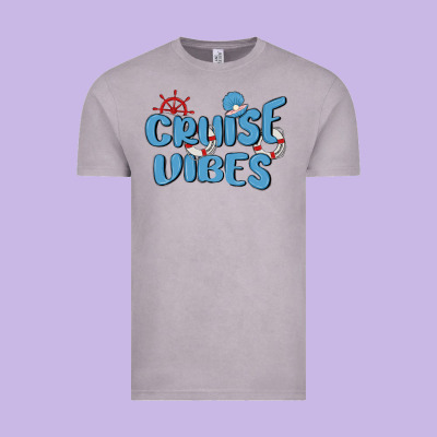 Cruise Vibes Vintage Tee Designed By Maliassmallbusiness