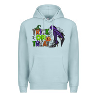 Blue Mist trick or treat Premium Hoodie - CowGirlArtShop