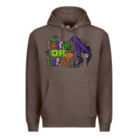 Coffee trick or treat Premium Hoodie - CowGirlArtShop