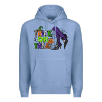 Colony Blue trick or treat Premium Hoodie - CowGirlArtShop