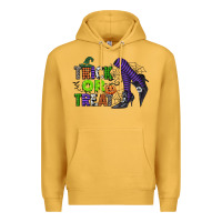 Mustard trick or treat Premium Hoodie - CowGirlArtShop