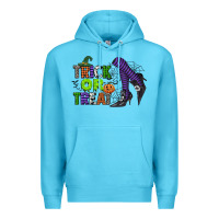 Ocean Blue trick or treat Premium Hoodie - CowGirlArtShop