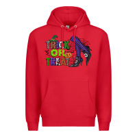 Red trick or treat Premium Hoodie - CowGirlArtShop