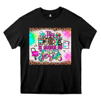 Black this nurse is guided by jesus Heavy Core Tee - JahusDesignShop