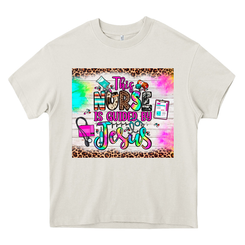 This Nurse Is Guided By Jesus Heavy Core Tee by JahusDesignShop | Teevron