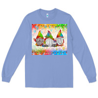 Colony Blue christmas lights gnome Long Sleeve Tee - MaliasSmallBusiness