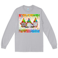 Moon Dust christmas lights gnome Long Sleeve Tee - MaliasSmallBusiness