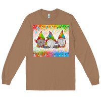 Toasted Coconut christmas lights gnome Long Sleeve Tee - MaliasSmallBusiness