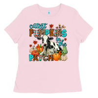 Bubblegum Pink cutest pupkins in the patch Ladies Tee - AdoDesignShop