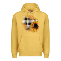 Antique Gold sunflower christmas patch Premium Hoodie - JahusDesignShop