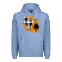 Colony Blue sunflower christmas patch Premium Hoodie - JahusDesignShop
