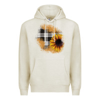 Oatmeal Heather sunflower christmas patch Premium Hoodie - JahusDesignShop