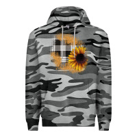 Slate Camo sunflower christmas patch Premium Hoodie - JahusDesignShop