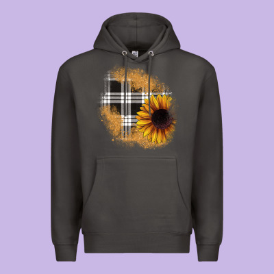 Sunflower Christmas Patch Premium Hoodie Designed By Jahusdesignshop