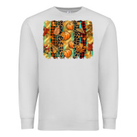 Dove Grey fall brushstroke Premium Sweatshirt - CowGirlArtShop