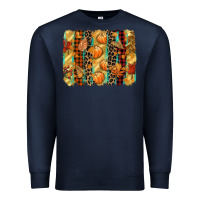 Navy fall brushstroke Premium Sweatshirt - CowGirlArtShop