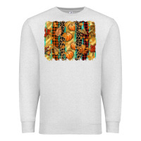 Oatmeal Heather fall brushstroke Premium Sweatshirt - CowGirlArtShop