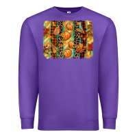 Purple fall brushstroke Premium Sweatshirt - CowGirlArtShop