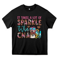 Black it takes a lot of sparkle to be a cna Heavy Core Tee - JahusDesignShop