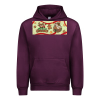Mauve Wine just a girl who loves christmas Urban Hoodie - BundleAndBundleShop