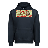 Navy just a girl who loves christmas Urban Hoodie - BundleAndBundleShop