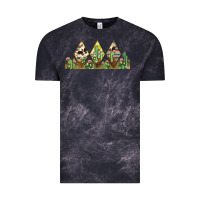 Cloud Black cactus cowhide serape Vintage Tee - JahusDesignShop