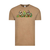 Vintage Coffee cactus cowhide serape Vintage Tee - JahusDesignShop