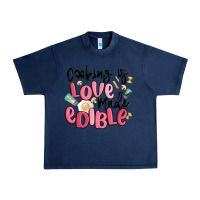 Navy cooking is love made edible Urban Heavy Tee - MaliasSmallBusiness