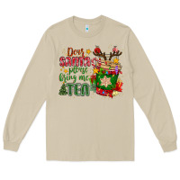 Mushroom deer santa please bring me tea Long Sleeve Tee - MaliasSmallBusiness