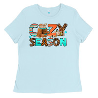 Baby Blue cozy season Ladies Tee - AdoDesignShop