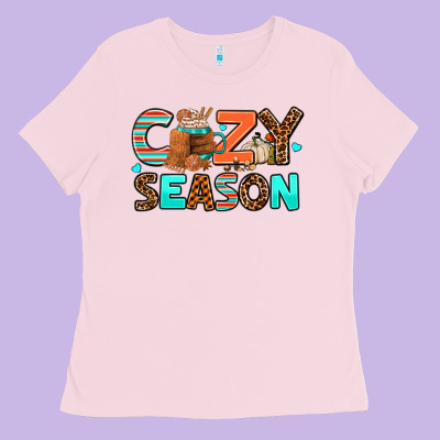 Cozy Season Ladies Tee Designed By Adodesignshop