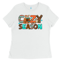 White cozy season Ladies Tee - AdoDesignShop