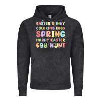 Vintage Black easter bunny spring Vintage Hoodie - MaliasSmallBusiness