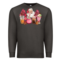 Smoke pink christmas pink tree santa coffe cups Premium Sweatshirt - CowGirlArtShop