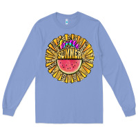 Colony Blue hello summer Long Sleeve Tee - JahusDesignShop