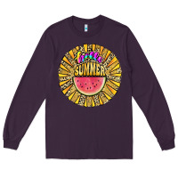 Plum hello summer Long Sleeve Tee - JahusDesignShop