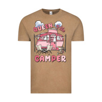 Vintage Coffee queen of the camper Vintage Tee - MaliasSmallBusiness