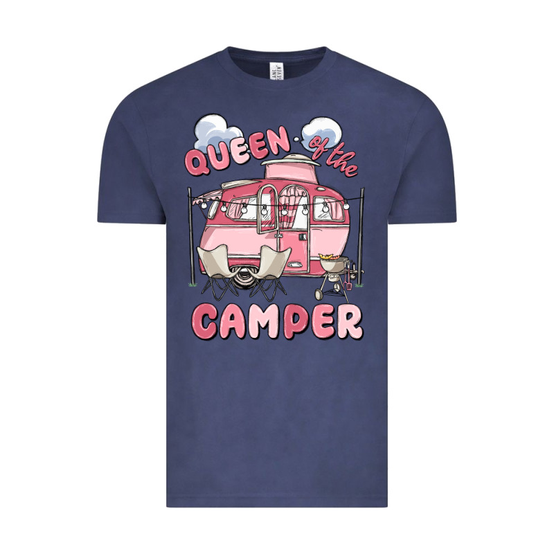 Queen Of The Camper Vintage Tee by MaliasSmallBusiness | Teevron