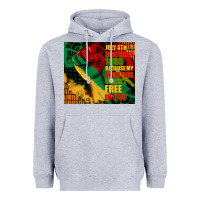 Heather Grey juneteenth 1865 because my ancestors werent free in 1776 tumbler Heavyweight Hoodie - CowGirlArtShop