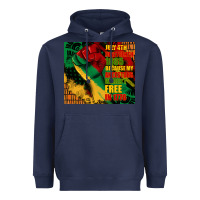 Navy juneteenth 1865 because my ancestors werent free in 1776 tumbler Heavyweight Hoodie - CowGirlArtShop