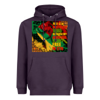 Plum juneteenth 1865 because my ancestors werent free in 1776 tumbler Heavyweight Hoodie - CowGirlArtShop