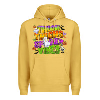 Antique Gold thick thighs and spooky vibes Premium Hoodie - CowGirlArtShop
