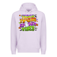 Lilac thick thighs and spooky vibes Premium Hoodie - CowGirlArtShop