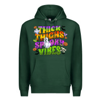 Sports Green thick thighs and spooky vibes Premium Hoodie - CowGirlArtShop