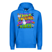 True Royal thick thighs and spooky vibes Premium Hoodie - CowGirlArtShop