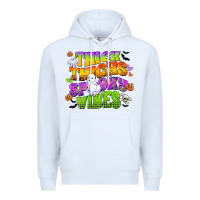 White thick thighs and spooky vibes Premium Hoodie - CowGirlArtShop