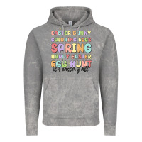 Cloud Rock easter bunny spring Vintage Hoodie - MaliasSmallBusiness
